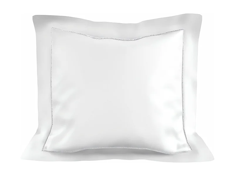 Funda de almohada de algodón 63x63 cm PERCALE blanco