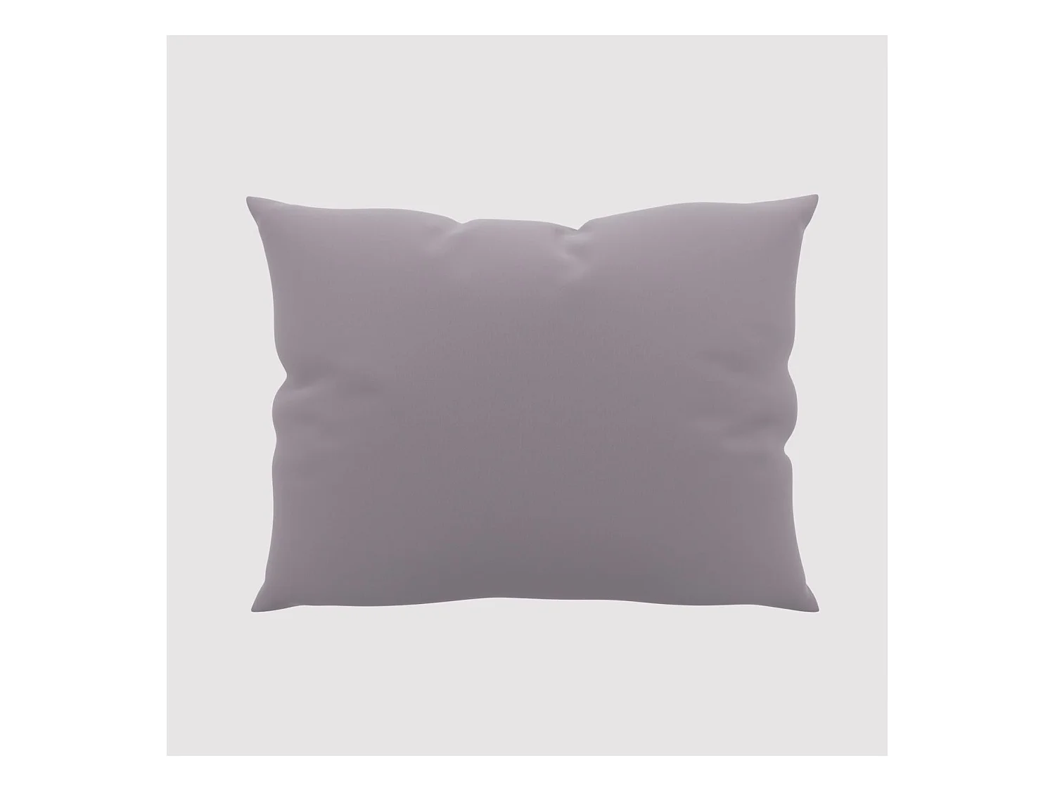 Taie d'oreiller unie 50x70 cm ZZZ gris