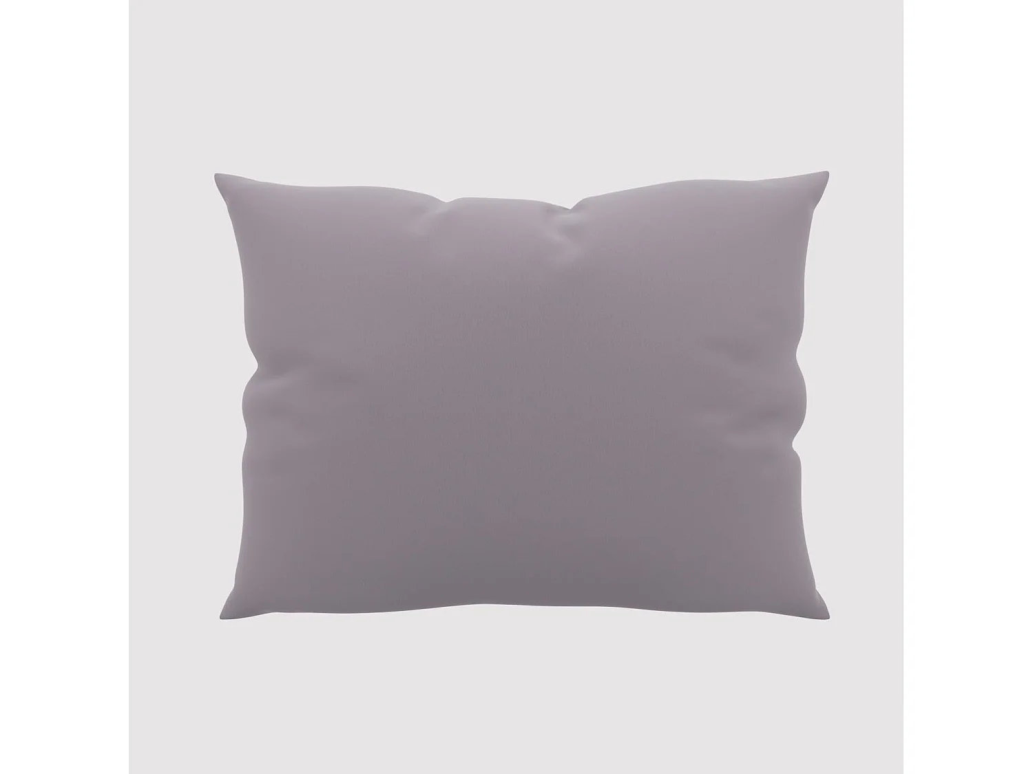 Funda de almohada lisa 50x70 cm ZZZ gris