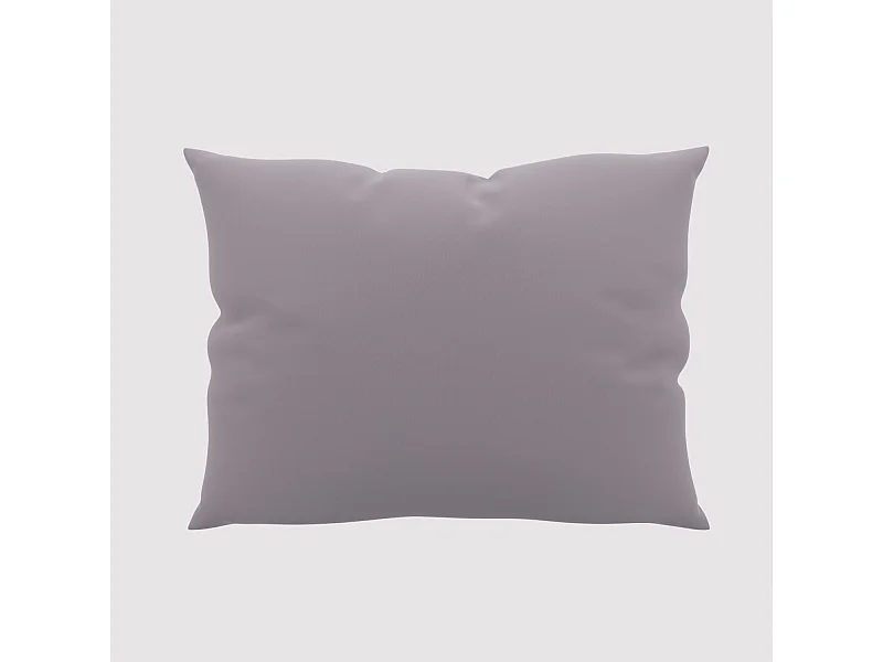 Funda de almohada lisa 50x70 cm ZZZ gris