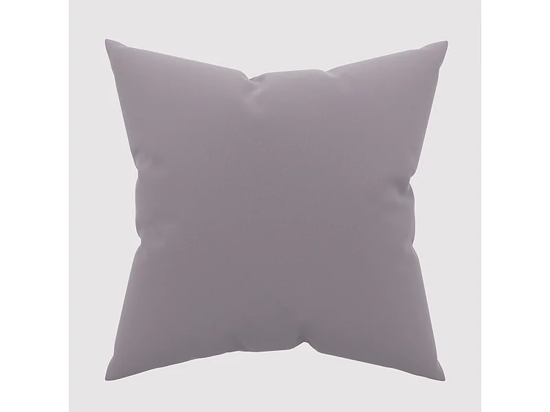 Taie d'oreiller unie 63x63 cm ZZZ gris