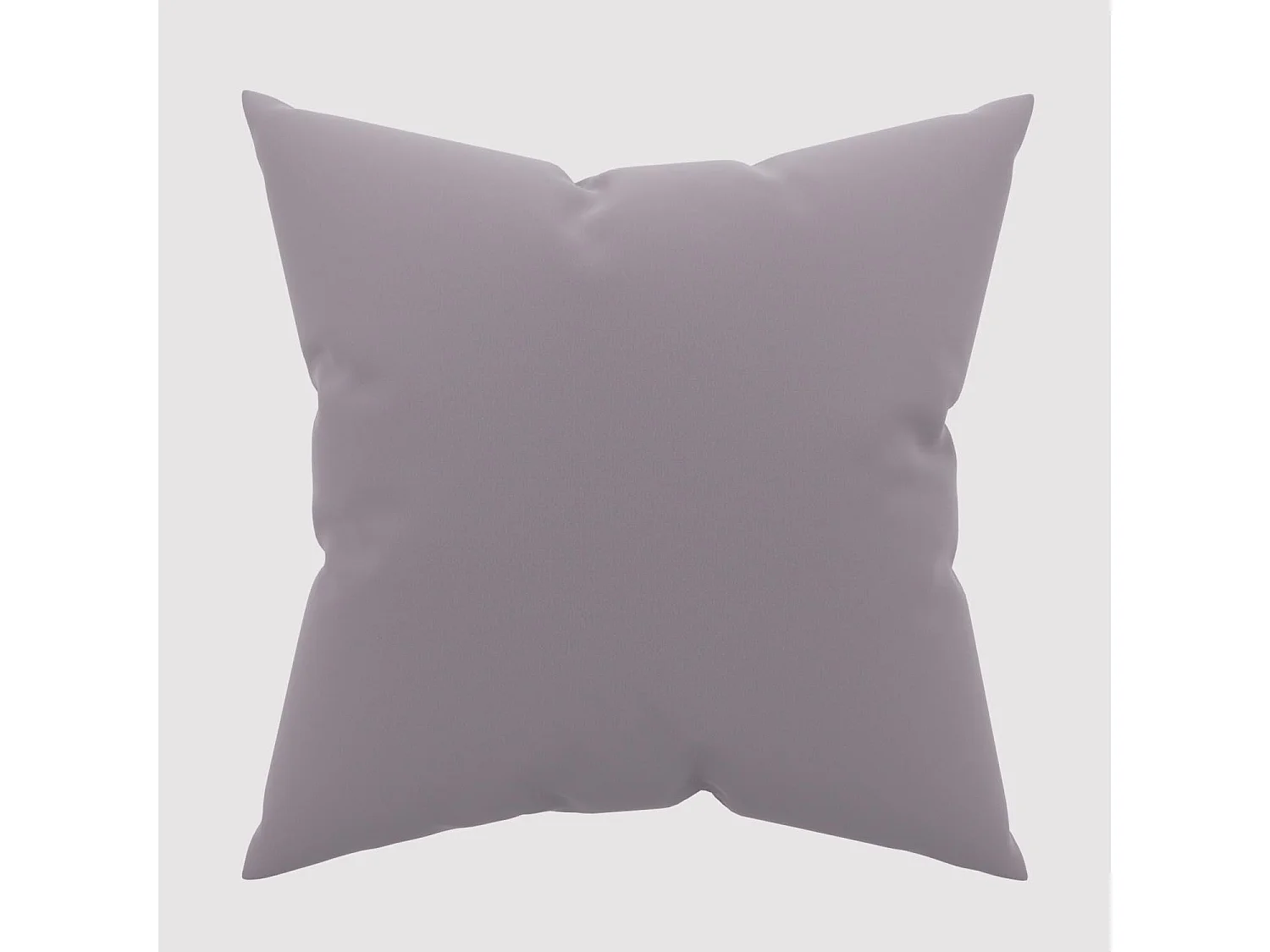 Funda de almohada lisa 63x63 cm ZZZ gris