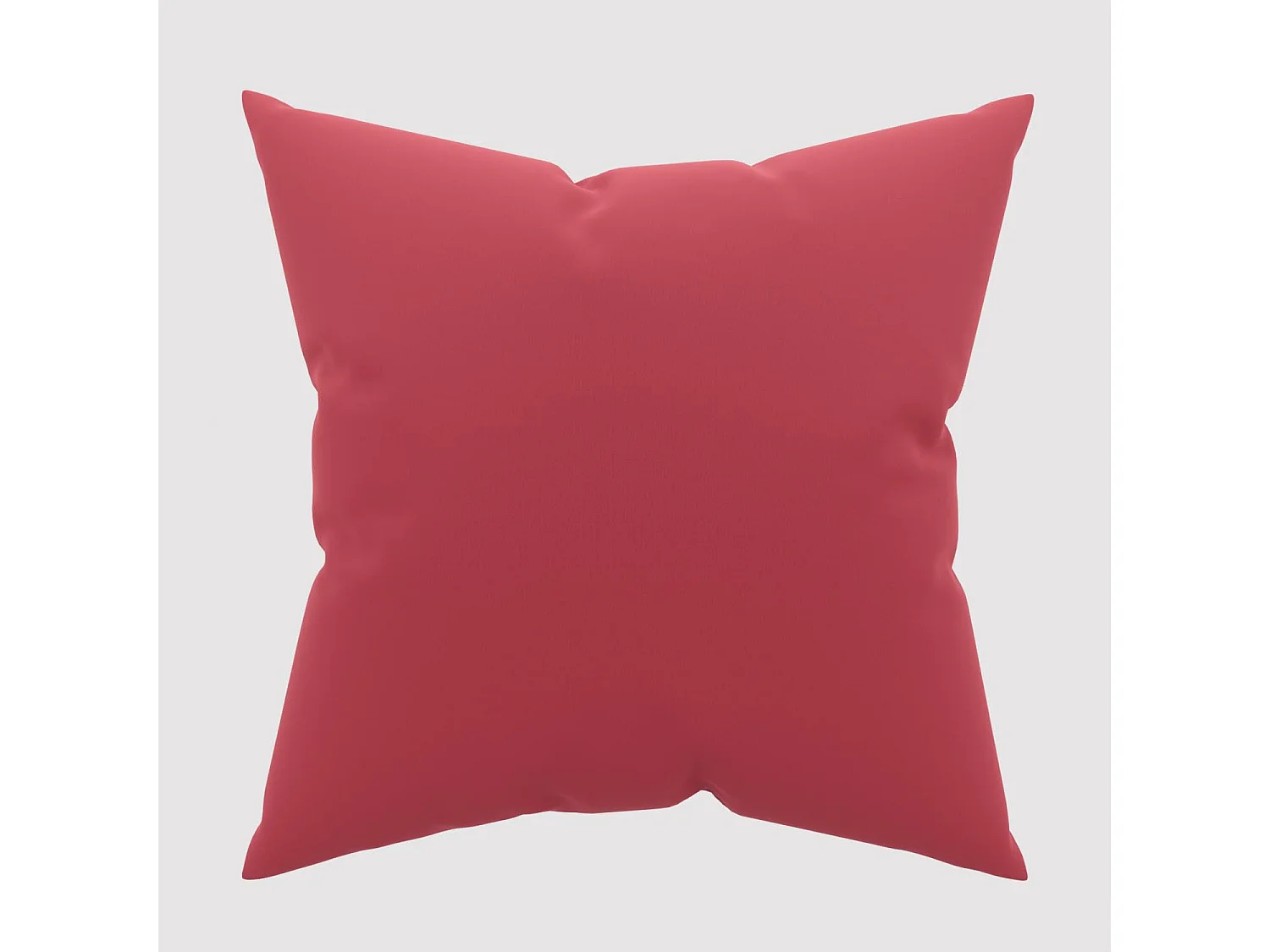 Funda de almohada lisa 63x63 cm ZZZ rojo