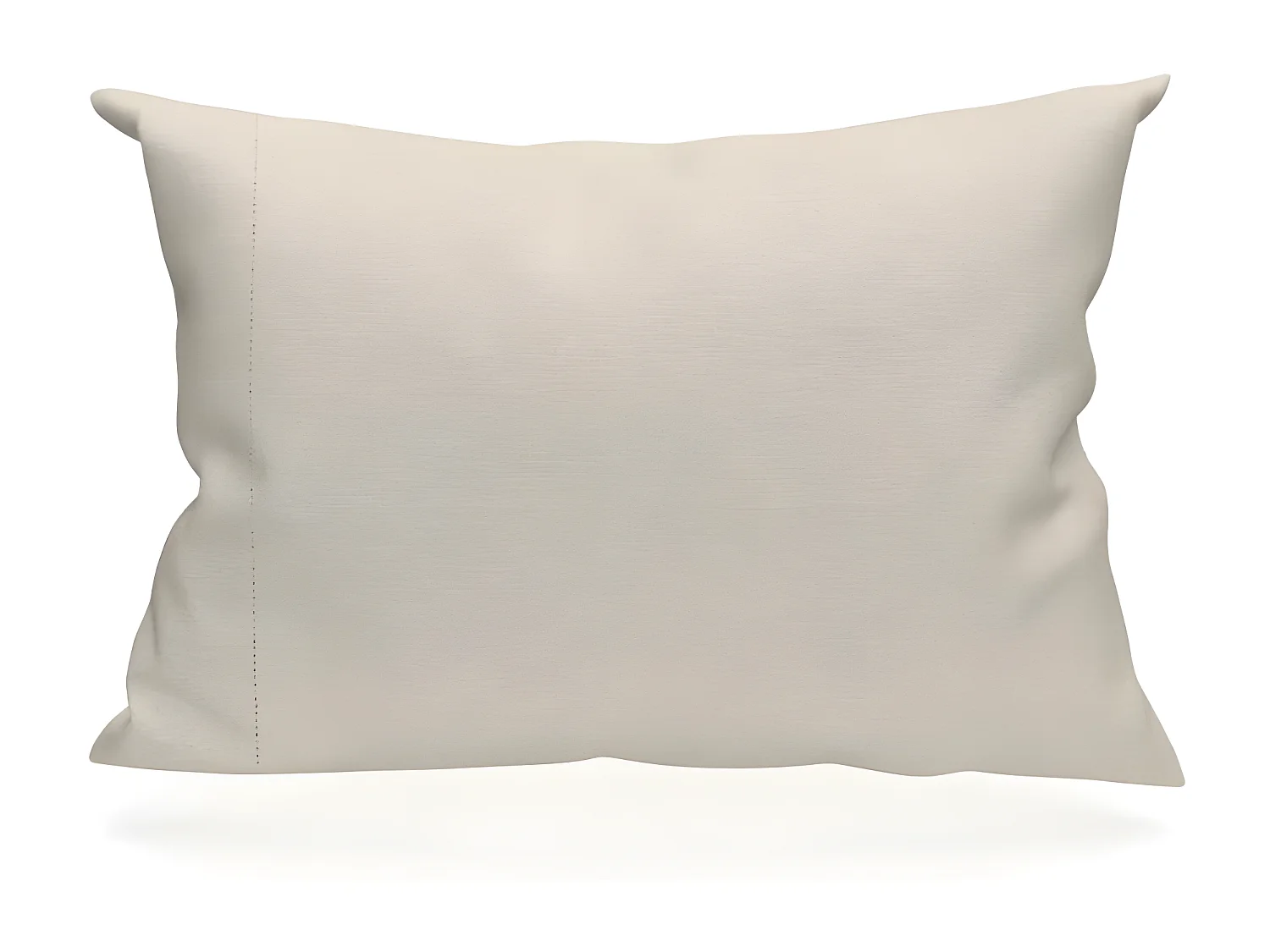 Funda de almohada americana de algodón percal 50x75 cm CAMILLE crudo, por Songe de Camille