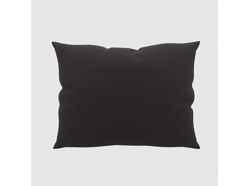 Funda de almohada lisa 50x70 cm ZZZ negro