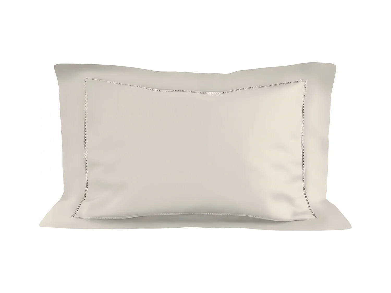 Taie d'oreiller en coton 50x75 cm PERCALE ecru, par Soleil d'ocre