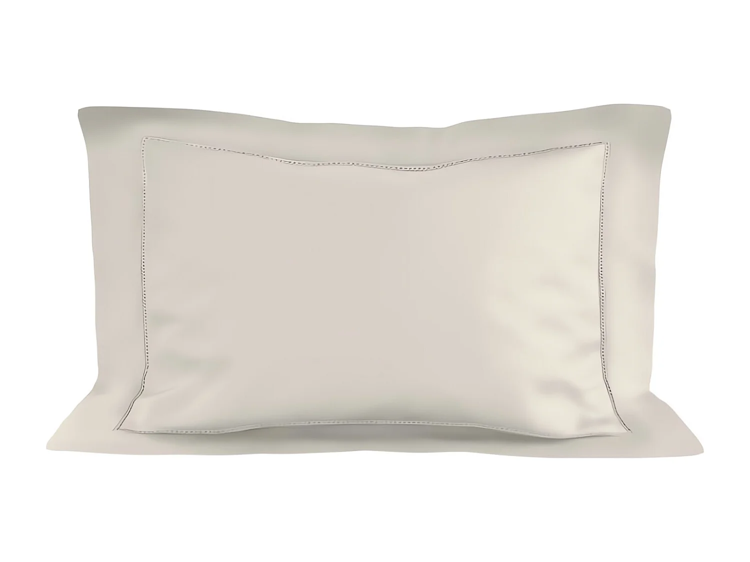 Taie d'oreiller en coton 50x75 cm PERCALE ecru, par Soleil d'ocre