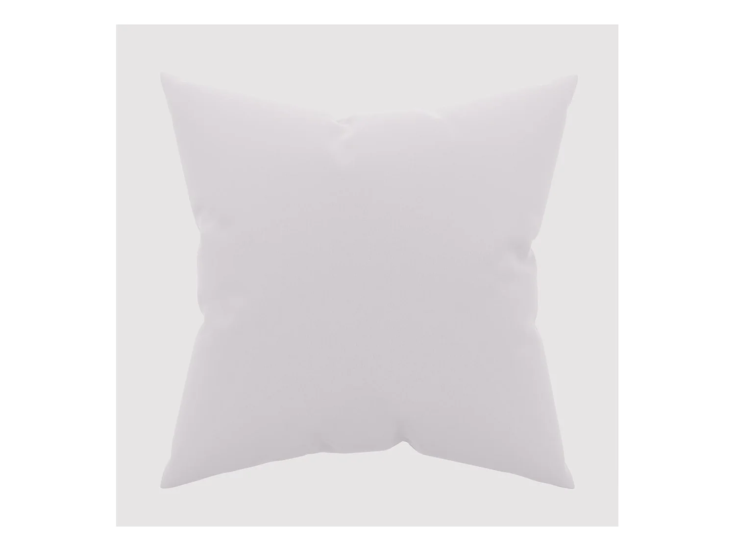 Taie d'oreiller unie 63x63 cm ZZZ blanc