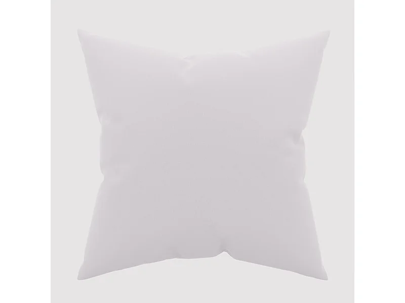 Taie d'oreiller unie 63x63 cm ZZZ blanc