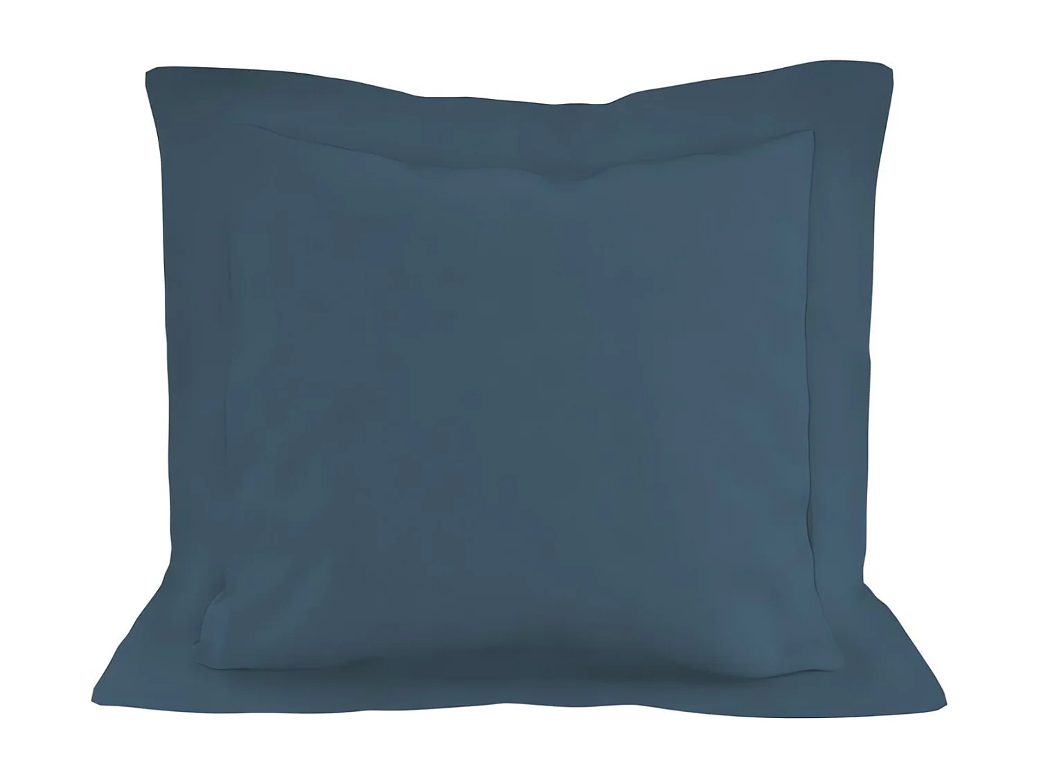 Funda de almohada de algodón 57 hilos 63x63 cm LISO azul
