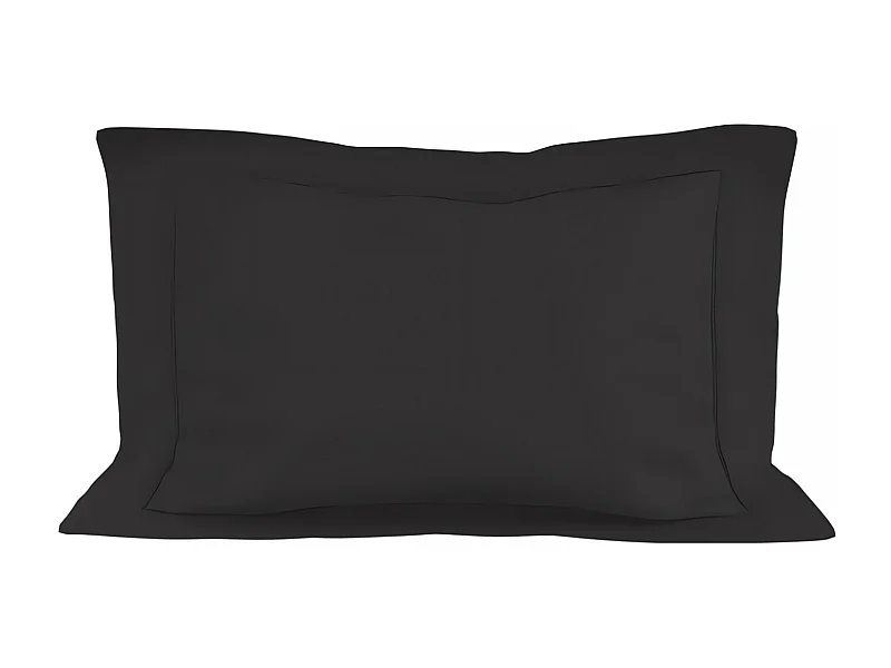 Funda de almohada de algodón 50x75 cm PERCALE antracita