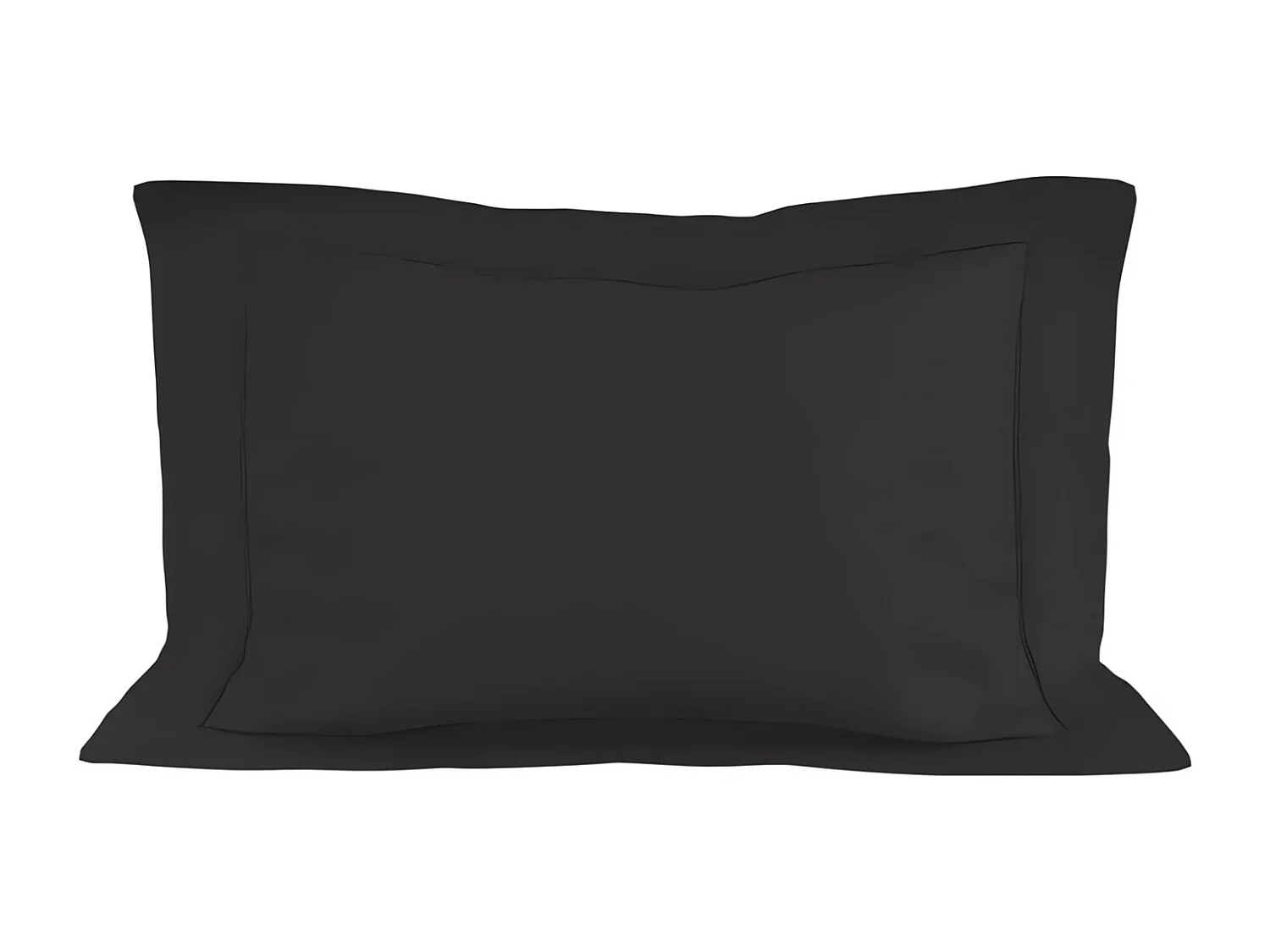 Funda de almohada de algodón 50x75 cm PERCALE antracita