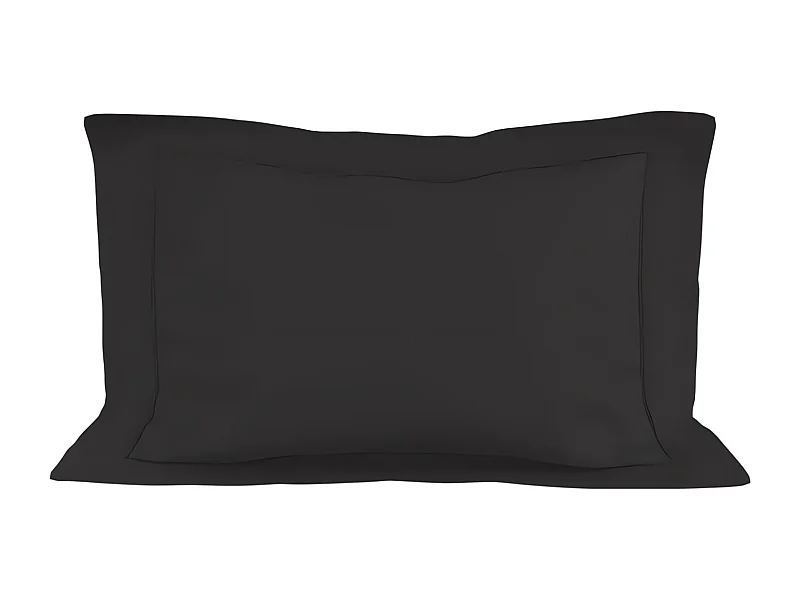Funda de almohada de algodón 50x75 cm PERCALE antracita