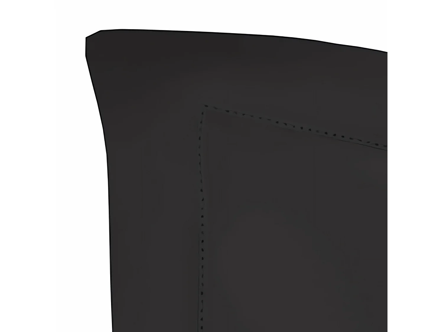 Funda de almohada de algodón 63x63 cm PERCALE antracita