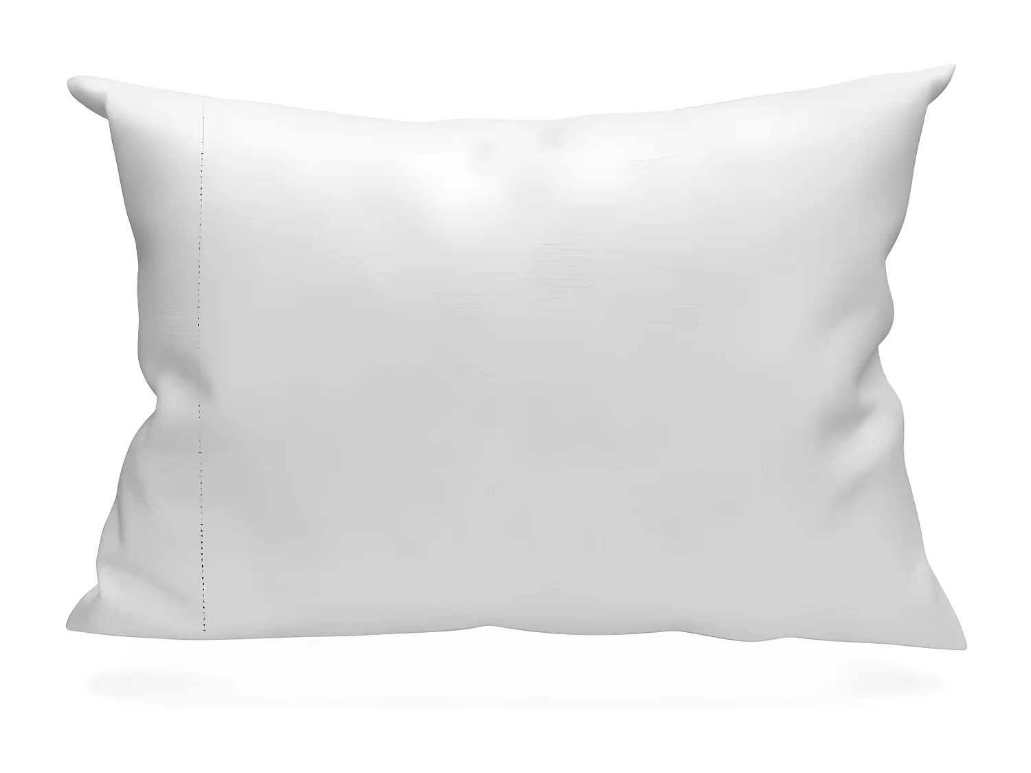 Taie d'oreiller américaine en coton percale 50x75 cm CAMILLE blanc, par songe de camille