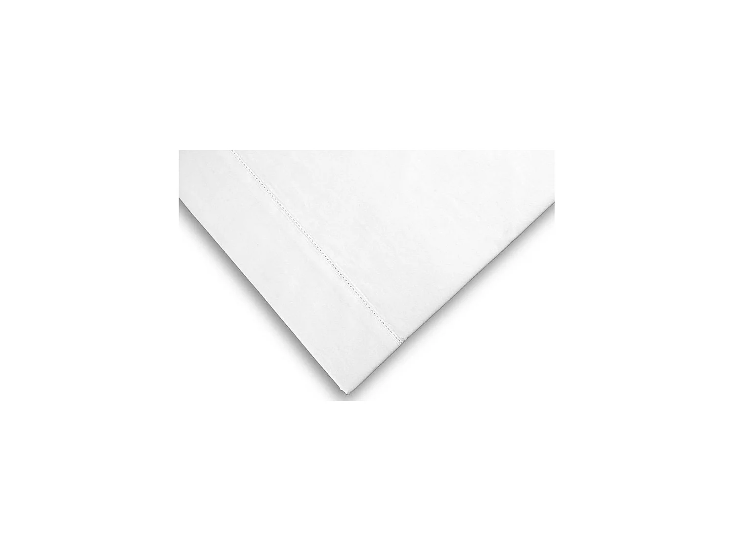 Taie d'oreiller américaine en coton percale 50x75 cm CAMILLE blanc, par songe de camille