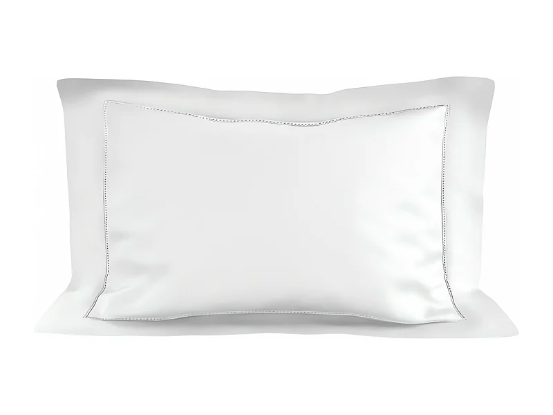 Taie d'oreiller en coton 50x75 cm PERCALE blanc, par Soleil d'ocre