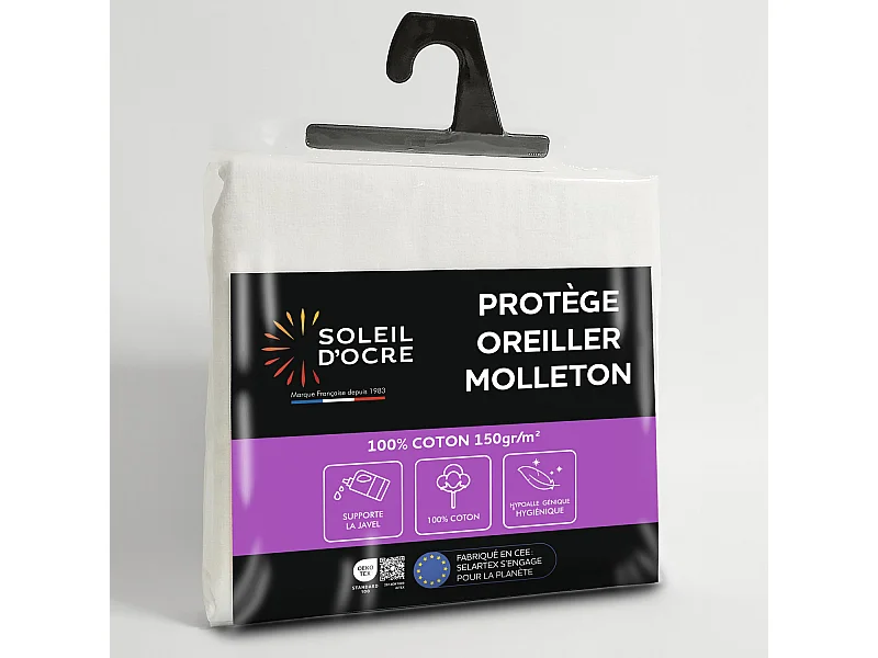 Funda de almohada de algodón protector 60x60 cm FRANELA