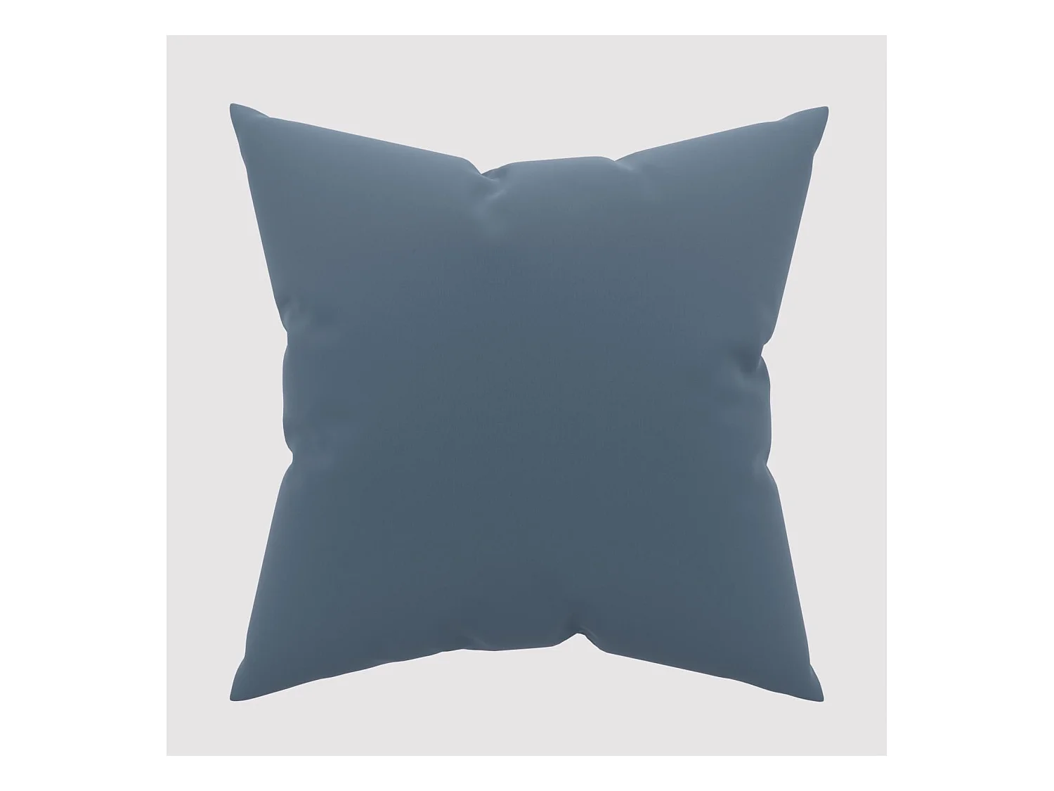 Taie d'oreiller unie 63x63 cm ZZZ bleu jean
