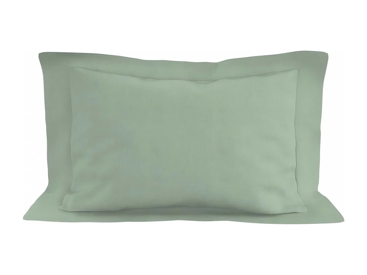 Funda de almohada de algodón 57 hilos 50x70 cm UNI verde agua