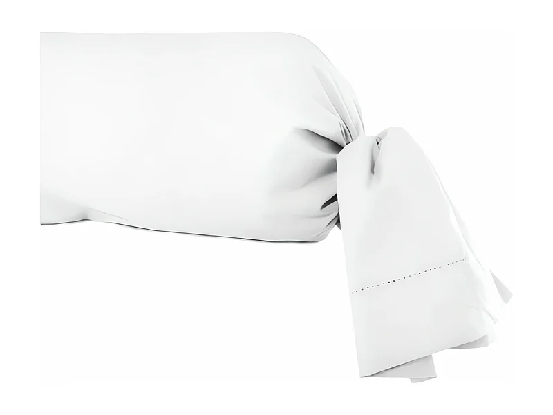 Funda de almohada de algodón 45x185 cm PERCALE blanco