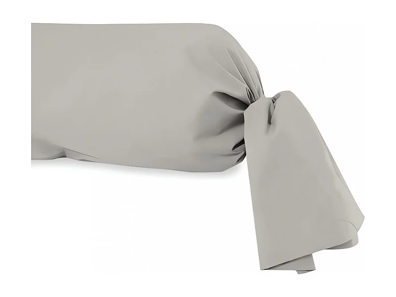 Taie de traversin en coton 57 fils 45x185 cm UNI lin, par Soleil d'ocre