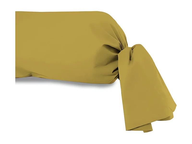 Funda de almohada liso 85x185 cm ZZZ amarillo