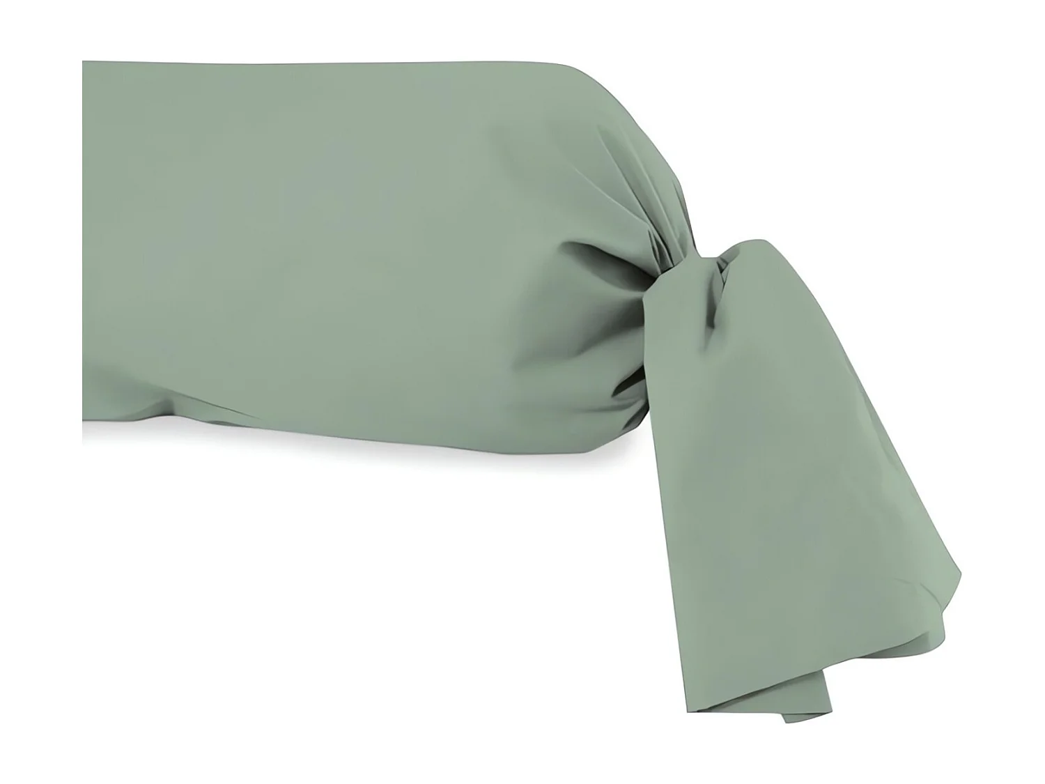 Funda de almohada de algodón 57 hilos 45x185 cm LISO verde agua