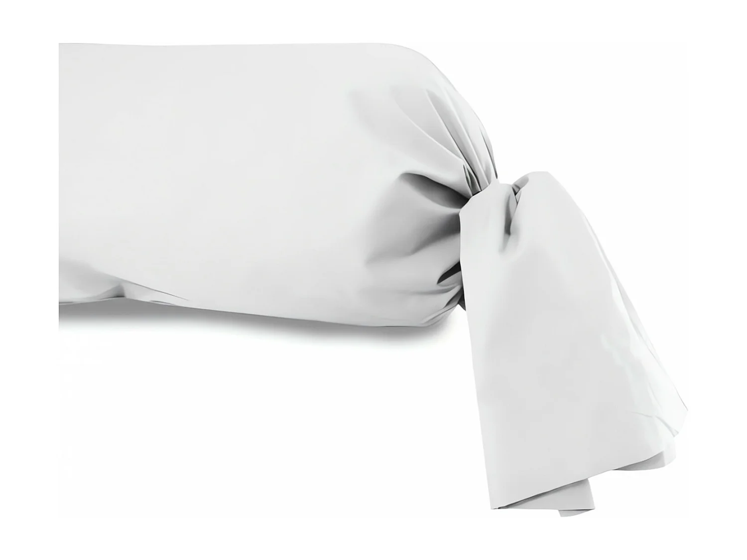 Taie de traversin uni 85x185 cm ZZZ blanc