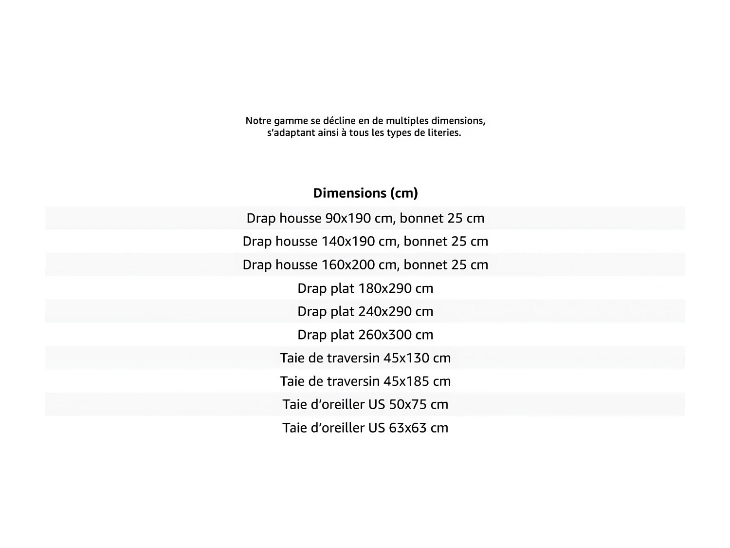 Taie de traversin uni 85x185 cm ZZZ blanc
