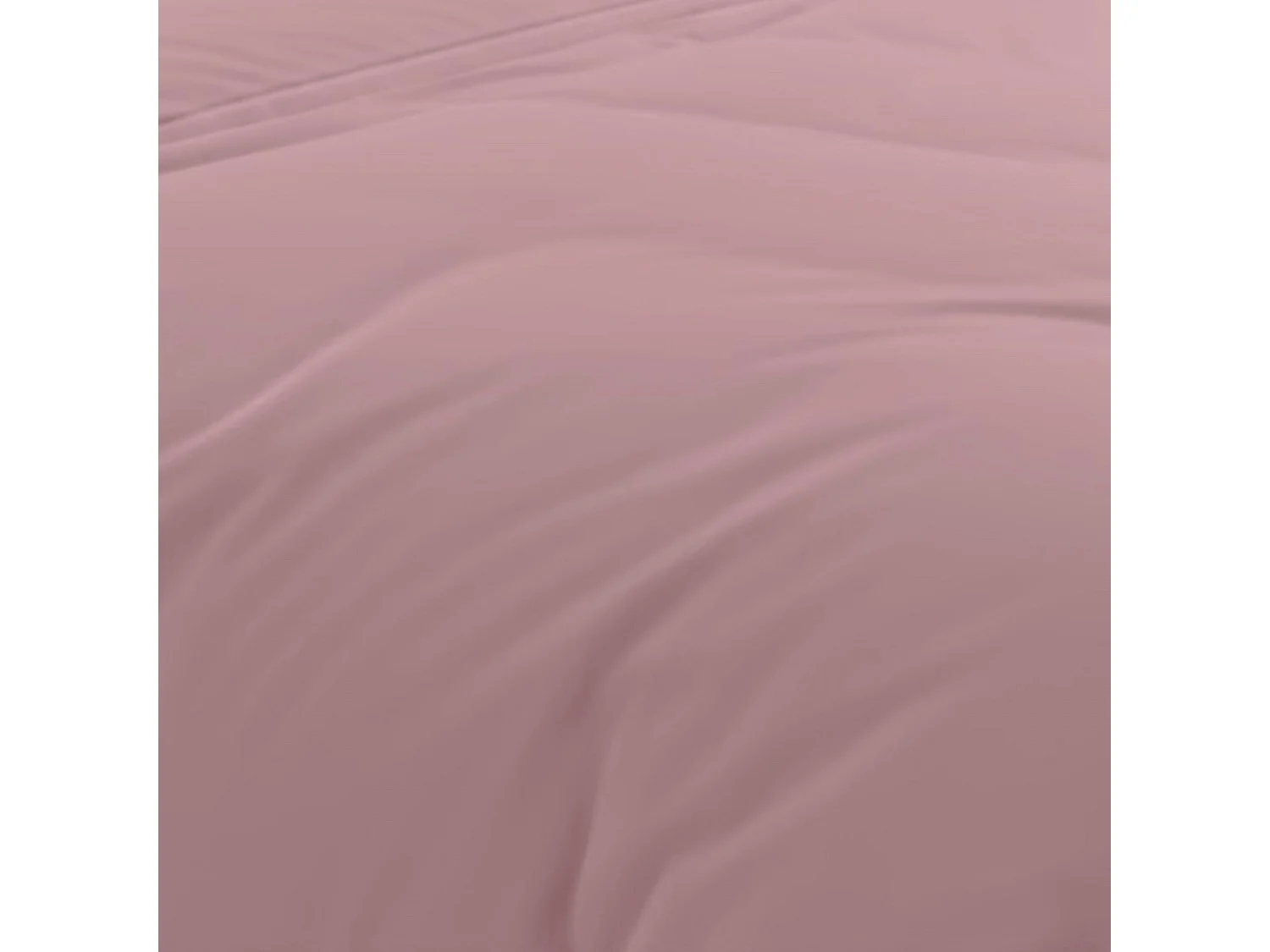 Housse de couette en coton 57 fils 240x220 cm UNI vieux rose, par Soleil d'Ocre