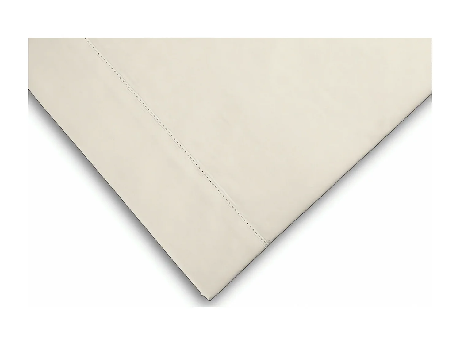 Housse de couette en coton percale 240x220 cm CAMILLE ecru, par Songe de Camille