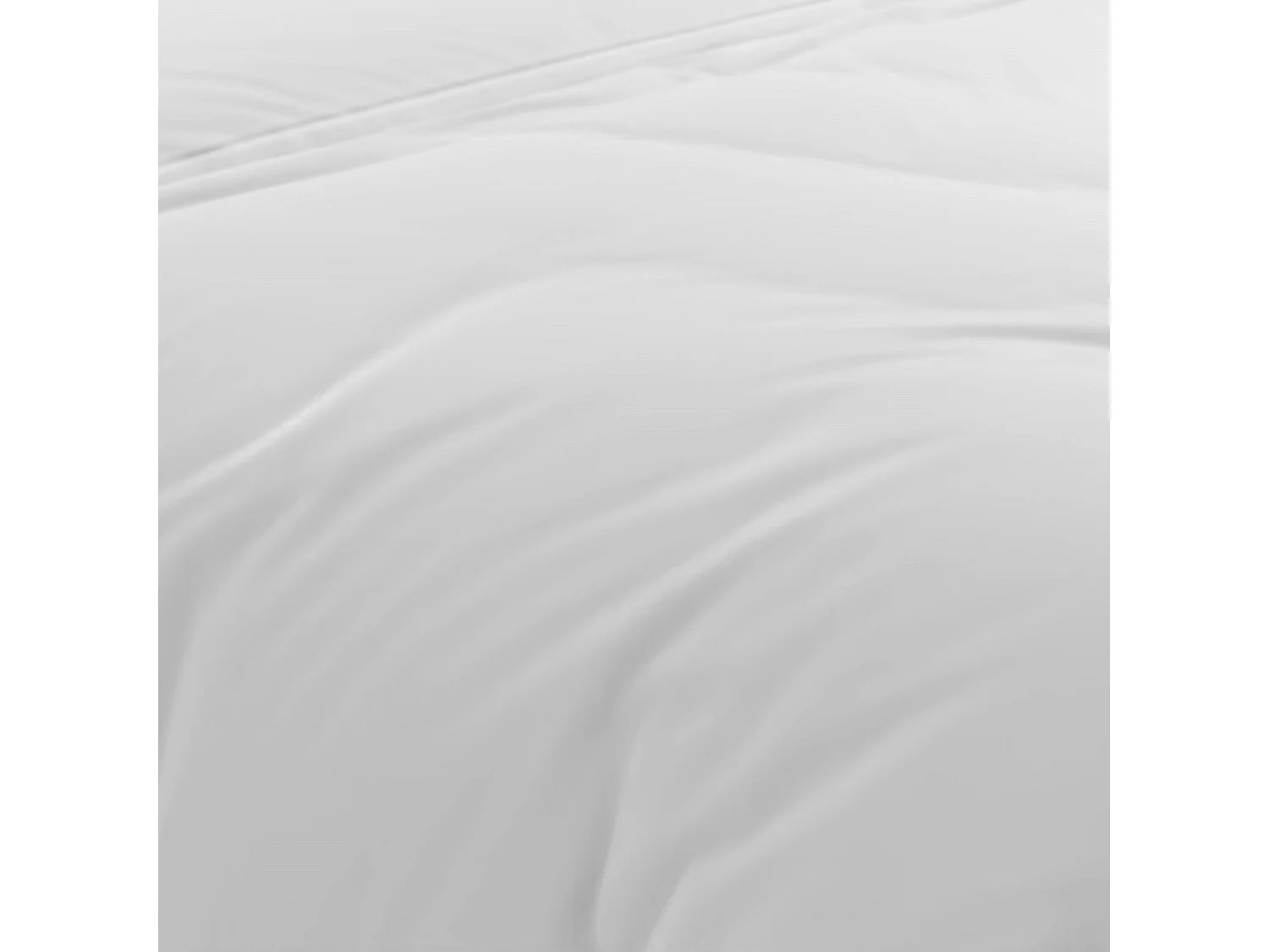 Housse de couette en coton 57 fils 240x220 cm UNI blanc, par Soleil d'Ocre