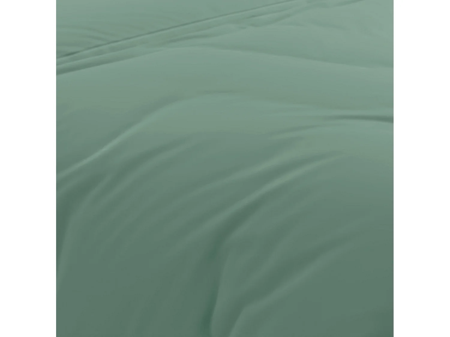 Housse de couette en coton 57 fils 240x220 cm Uni vert eau, par Soleil d'Ocre