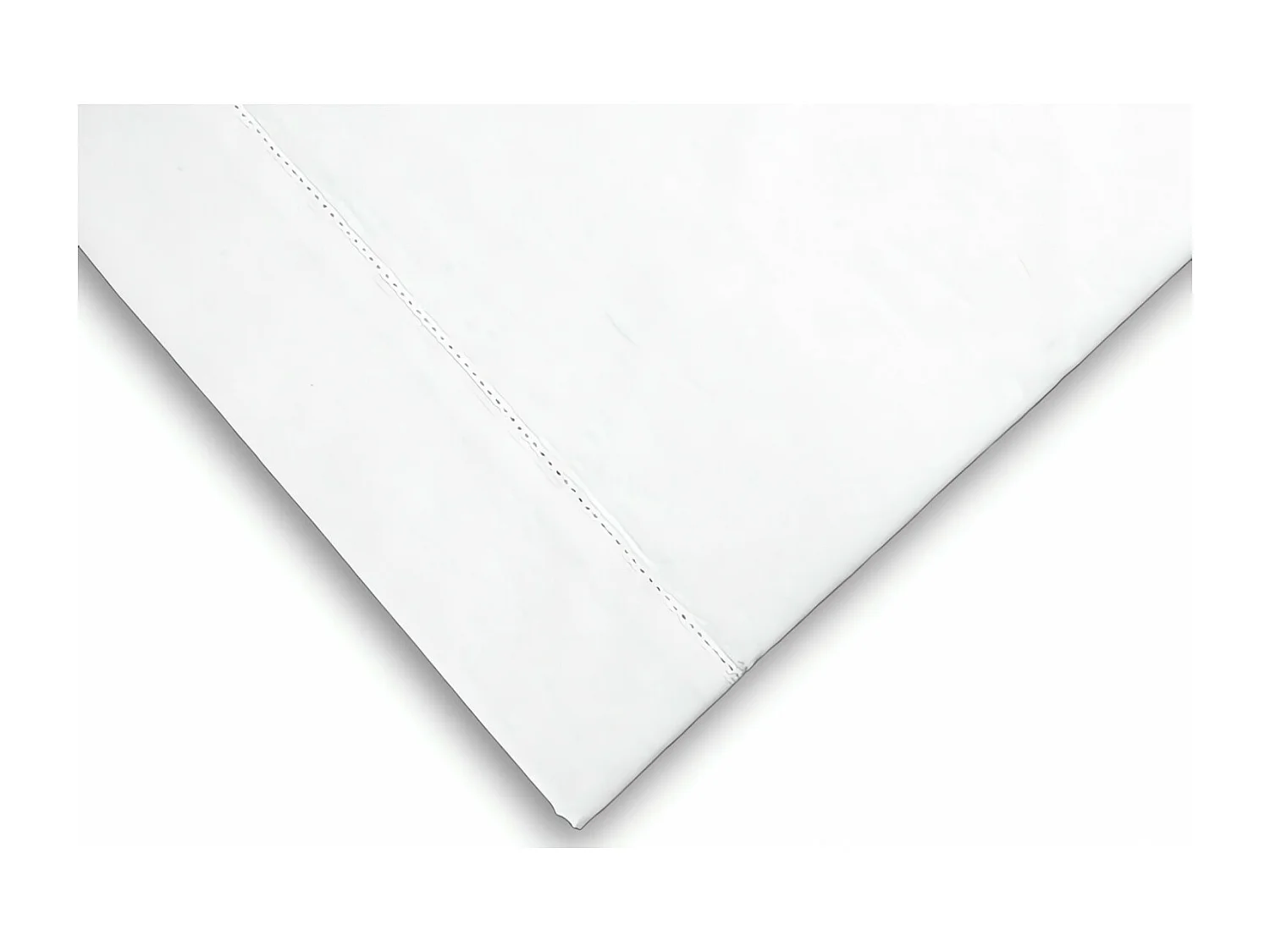 Housse de couette en coton 240x220 cm PERCALE blanc, par Soleil d'ocre