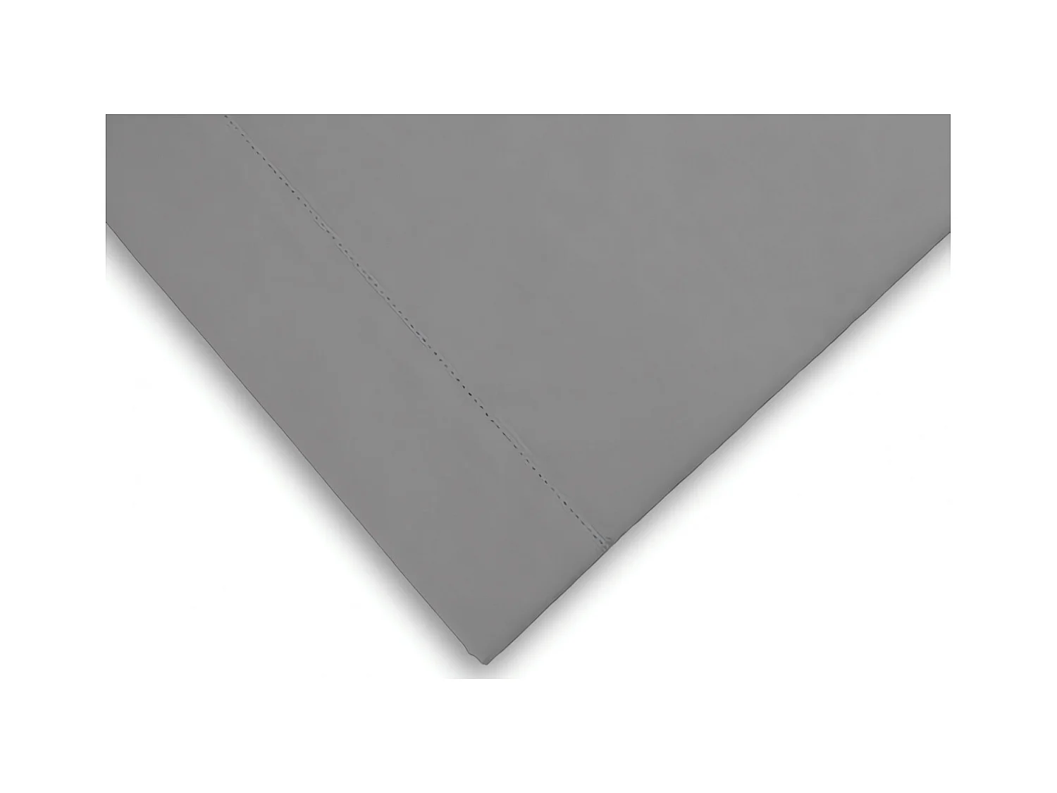 Funda nórdica de algodón 240x220 cm PERCALE gris