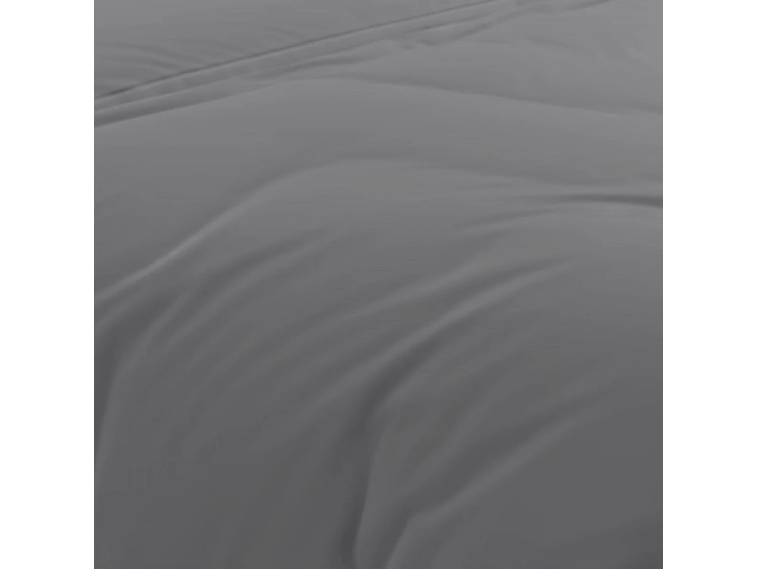 Funda nórdica de algodón 57 hilos 240x220 cm UNI gris, de Soleil d'Ocre