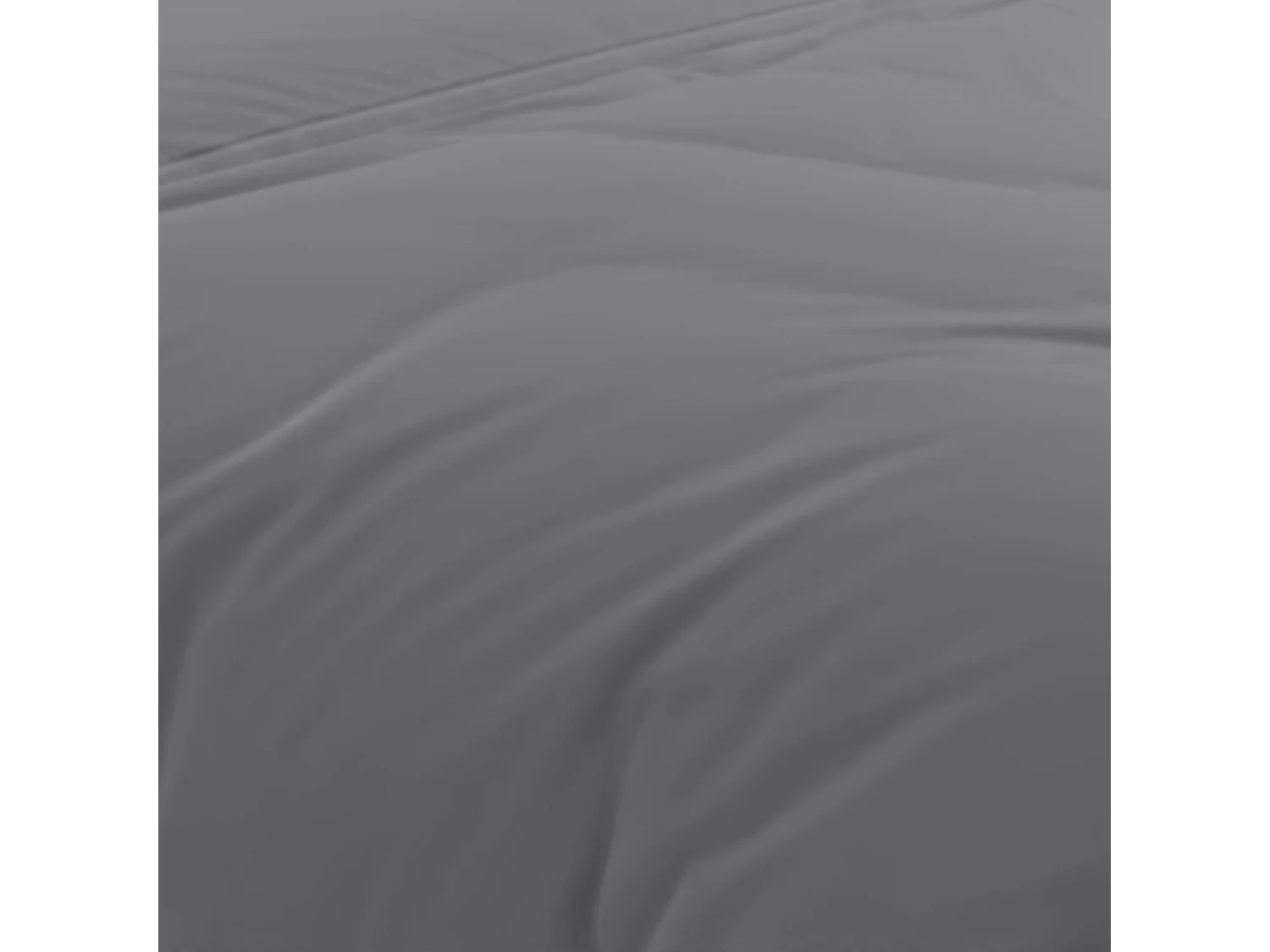 Funda nórdica de algodón 57 hilos 240x220 cm LISO gris, por Soleil d'Ocre