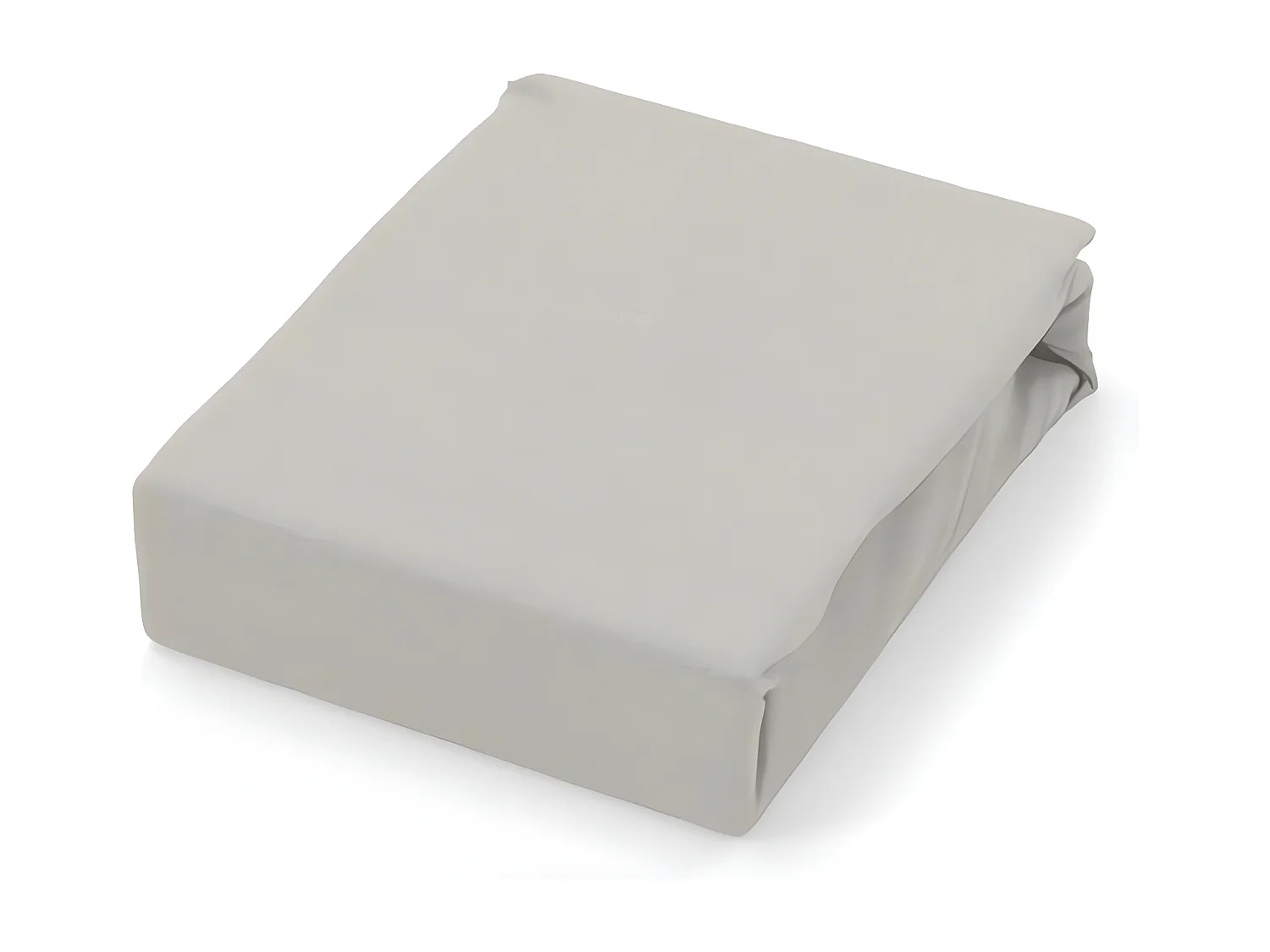 Drap plat en coton 57 fils 180x290 cm UNI lin, par Soleil d'ocre