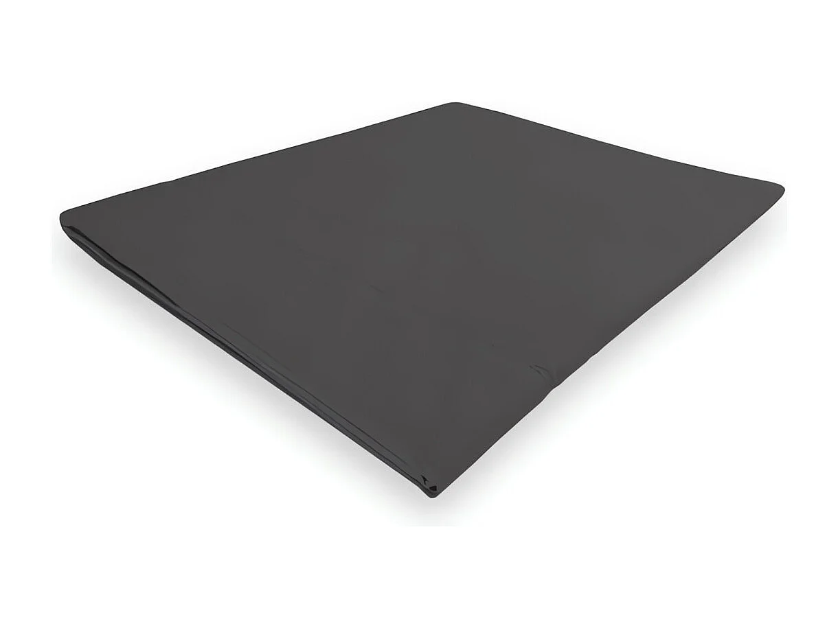 Sábana de algodón 180x290 cm PERCALE antracita
