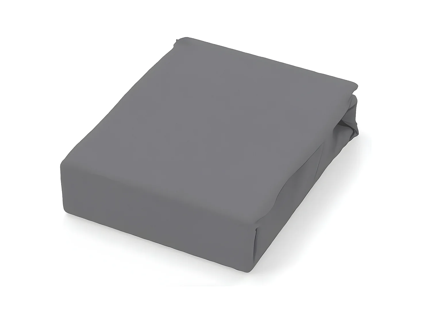 Sábana de algodón 57 hilos 240x290 cm UNI gris