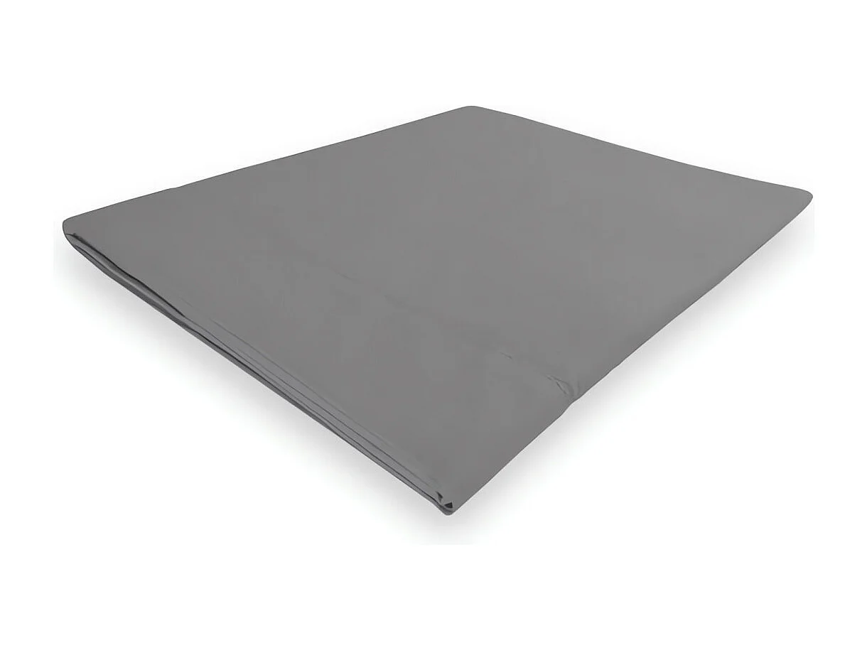 Sábana de algodón 260x300 cm PERCALE gris
