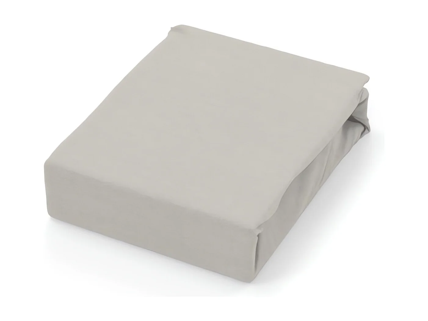 Drap plat en coton 57 fils 240x290 cm UNI lin, par Soleil d'ocre