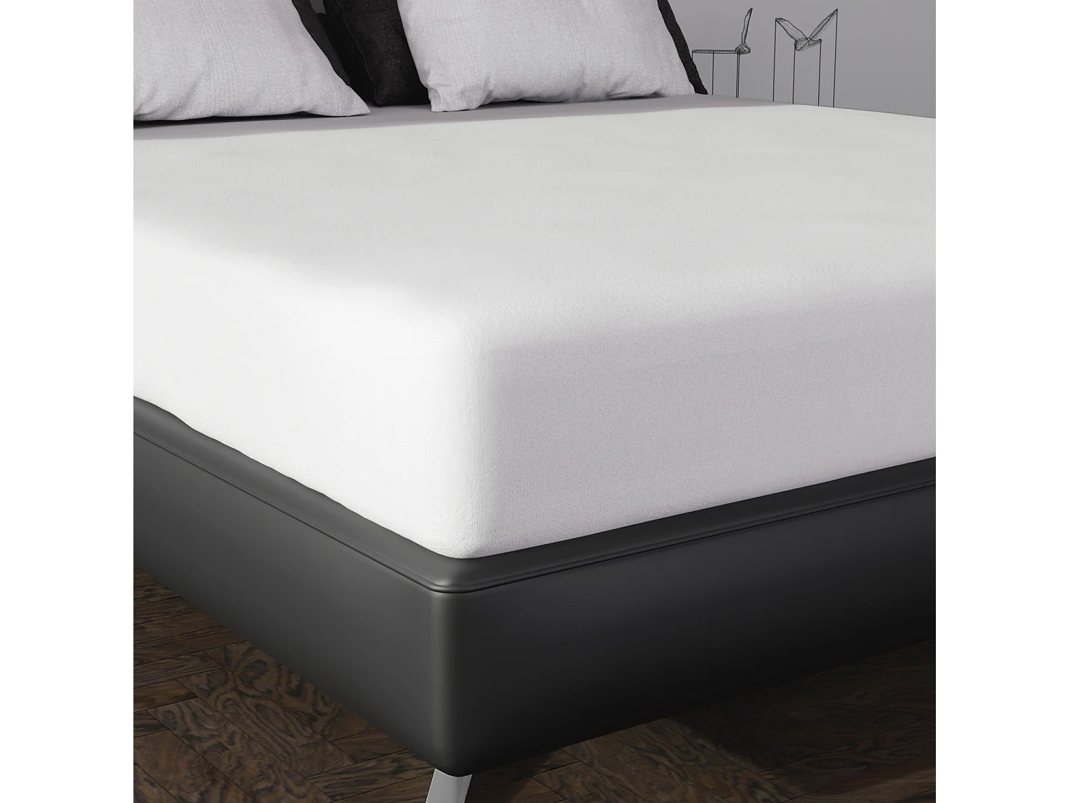 Lot de 10 protèges matelas jetables 80x190 cm, par Soleil d'Ocre