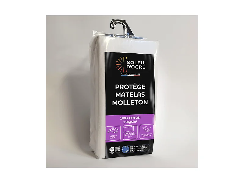 Protector de colchón de algodón 90x190 cm FRANELA