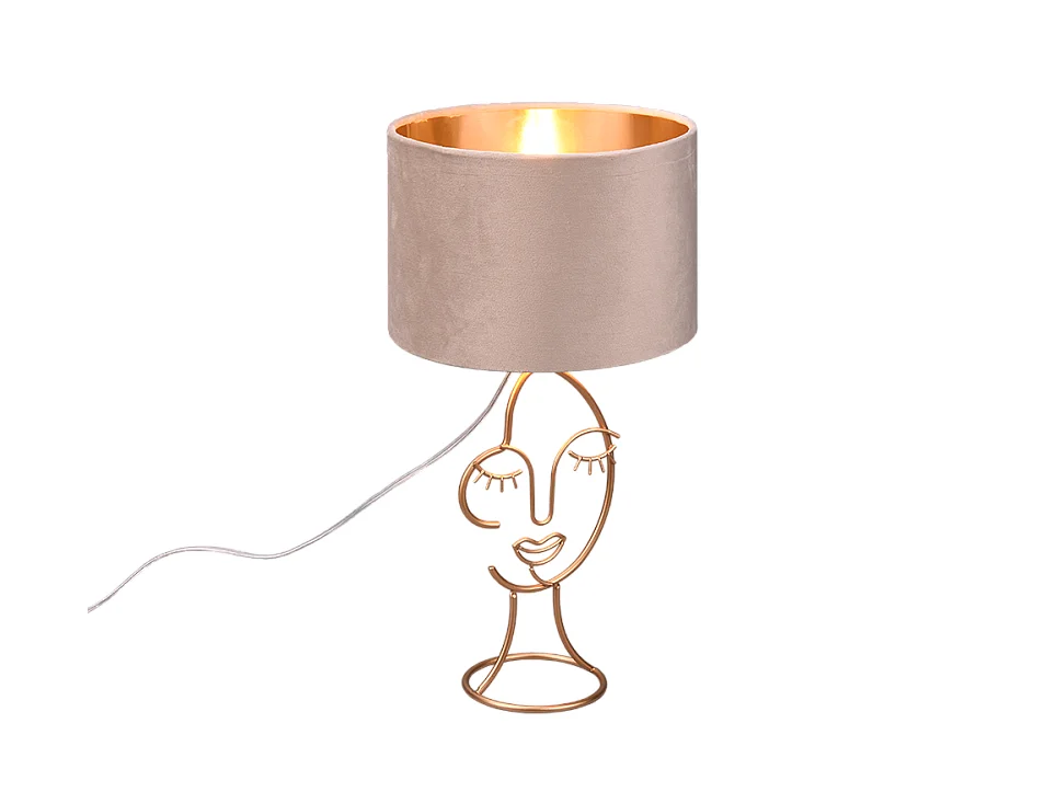 Lampe de table Led beige - Trio - Mary