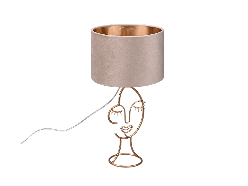 Lampe de table Led beige - Trio - Mary