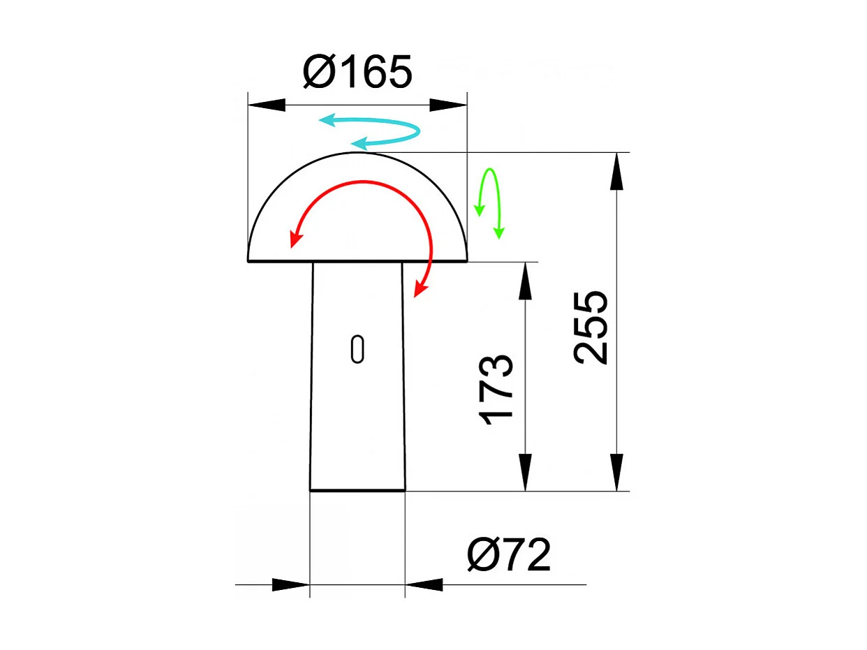 Lampe rechargeable Capsule - Boite à design