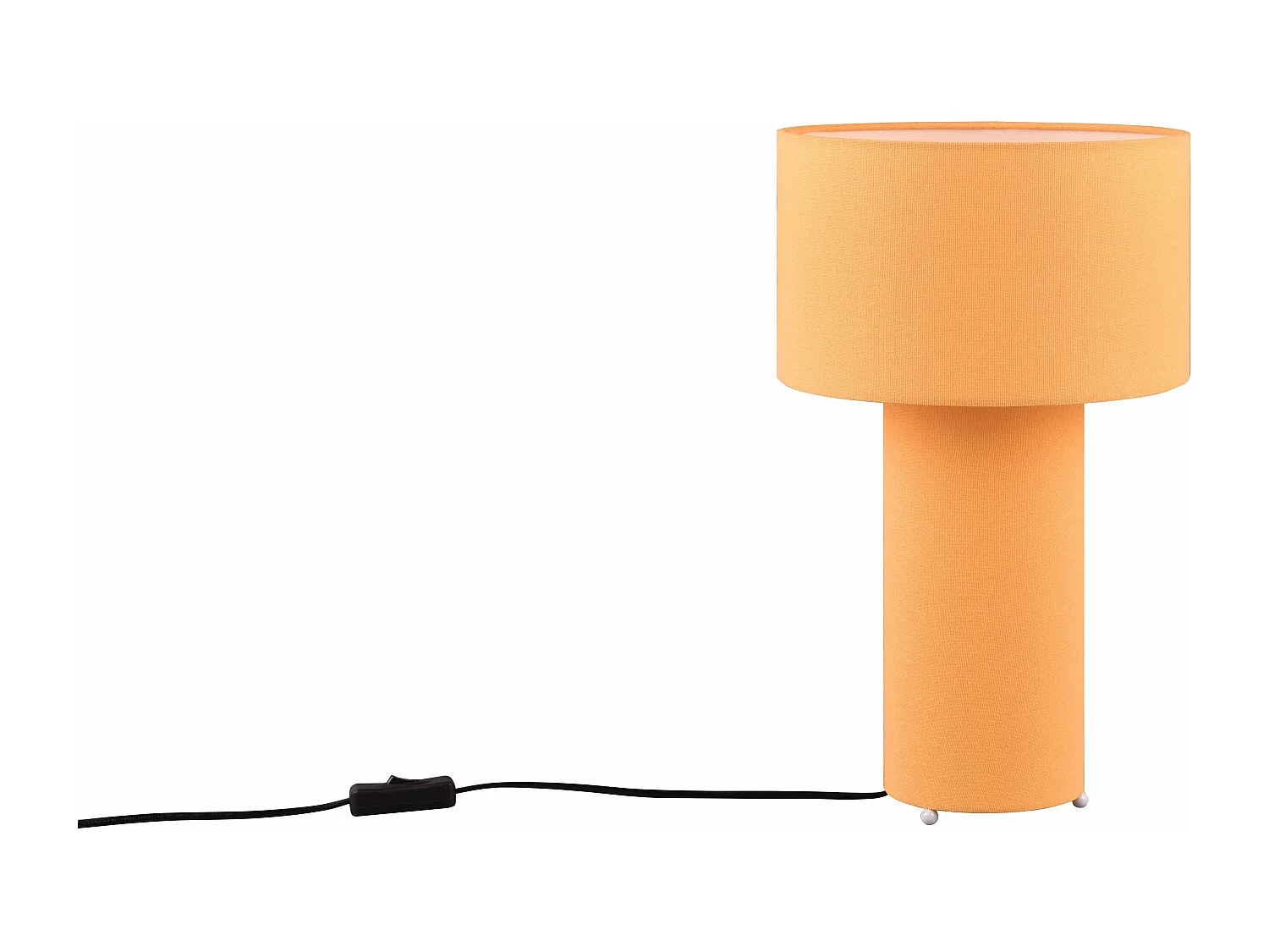 Lampada da tavolo con base illuminata, giallo, H 40 cm, Bale