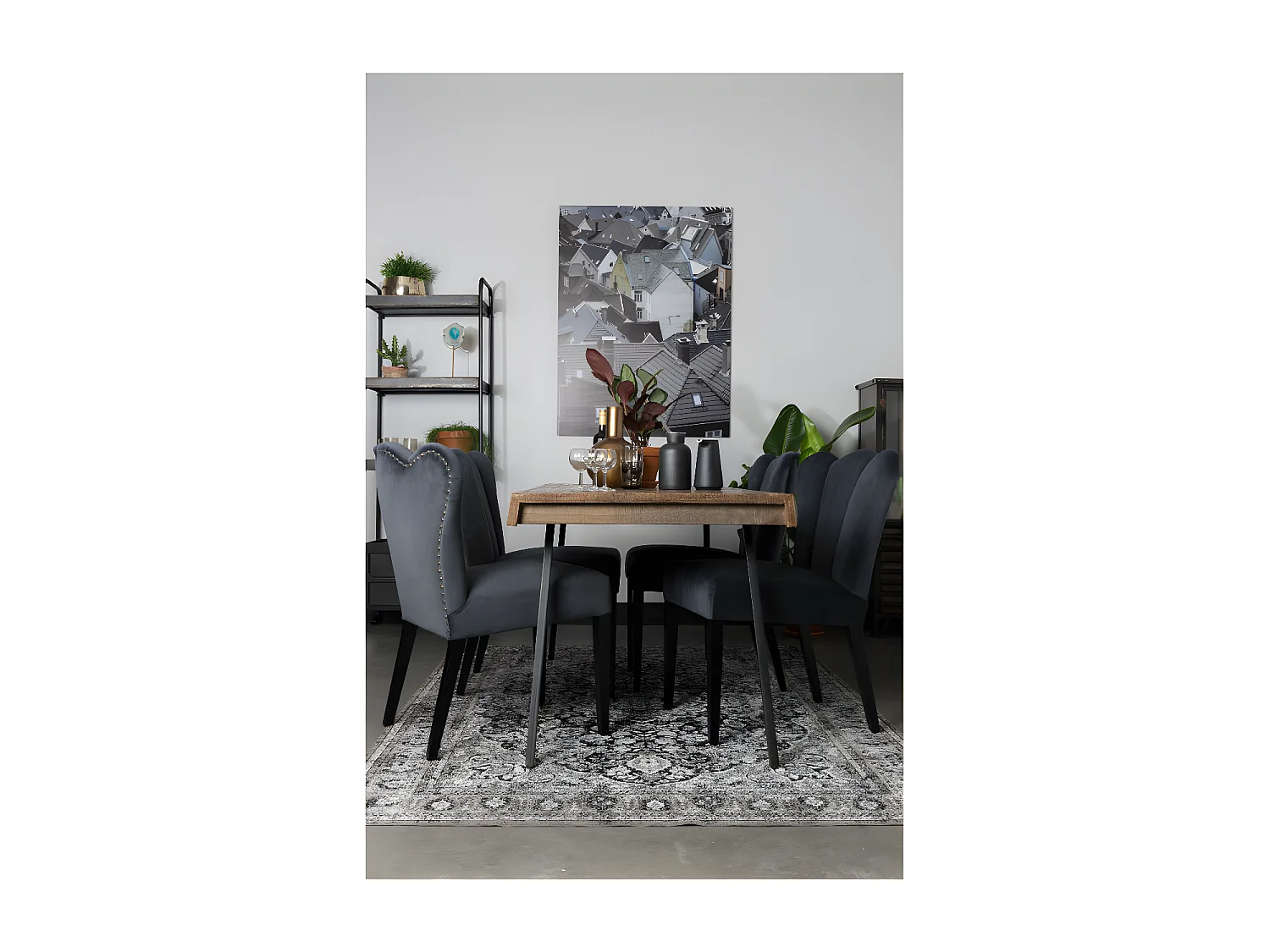 Chaise tissu Faye - Boite à design